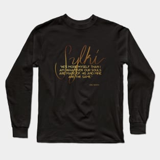 Gold on Gold Soulmates Long Sleeve T-Shirt